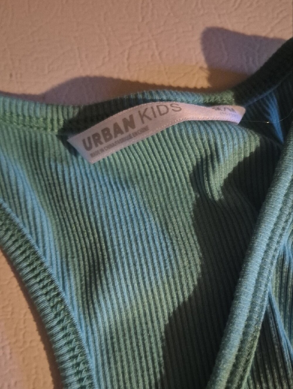 Urban Planet Teal Ribbed Racerback Tank Top - Picture 2 of 3